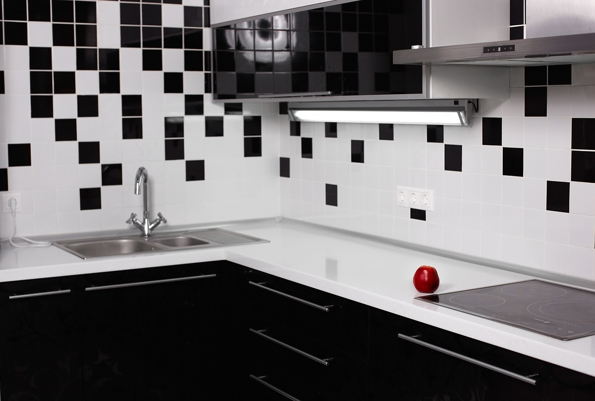 Modern kitchen backsplash tile design