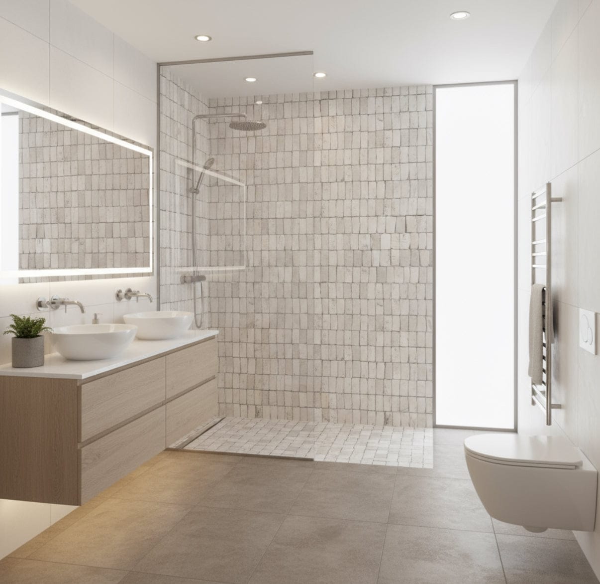 Modern Stacked Pebble Sand