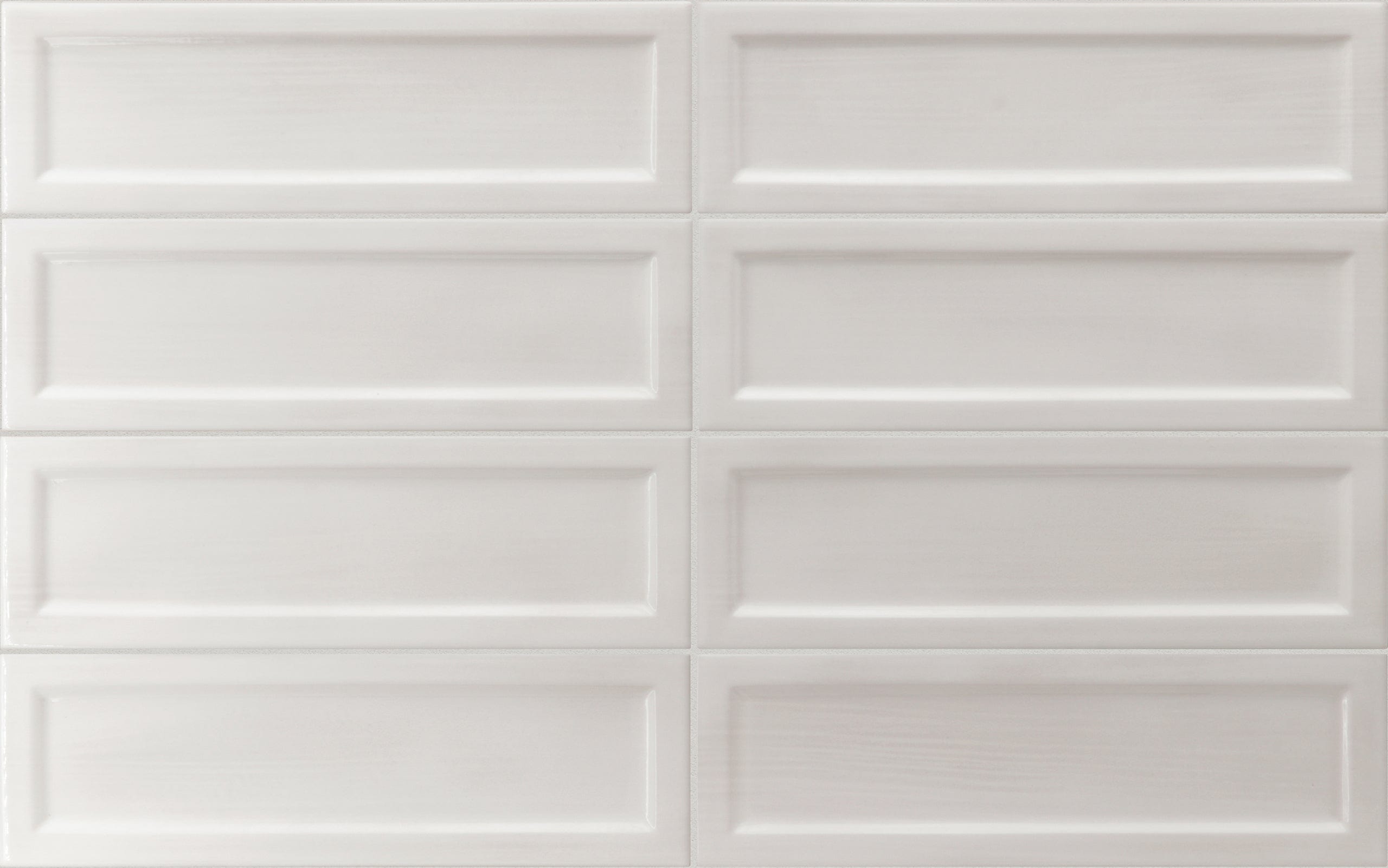 Island Frame White Wall Tile