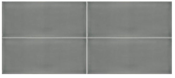 Dark Gray Gloss 4x10 Ceramic Tile- $7.79 per sqft - Tiles and Deco