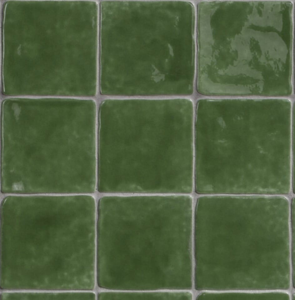 HANA GREEN 5”x 5” Glazed Porcelain Tile