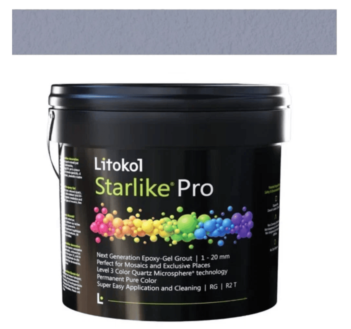 STARLIKE PRO 61 ARDESIA BLU, 5.5LB PAIL - TILE GROUT - Tiles and Deco