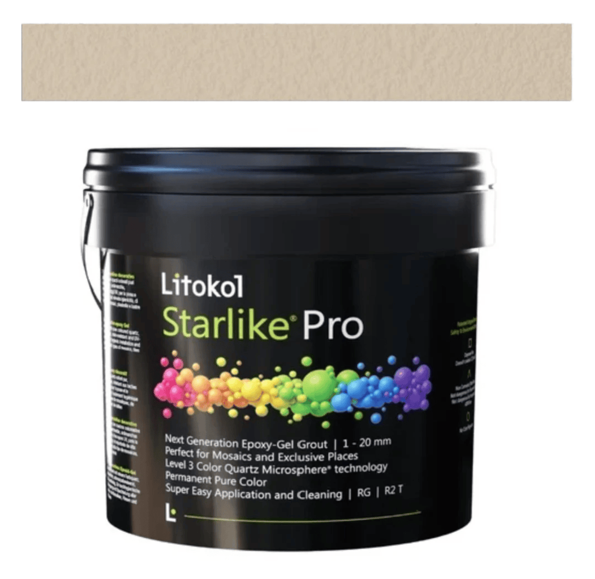 STARLIKE PRO 26 BIANCO DI SPAGNA, 5.5LB PAIL - TILE GROUT - Tiles and Deco