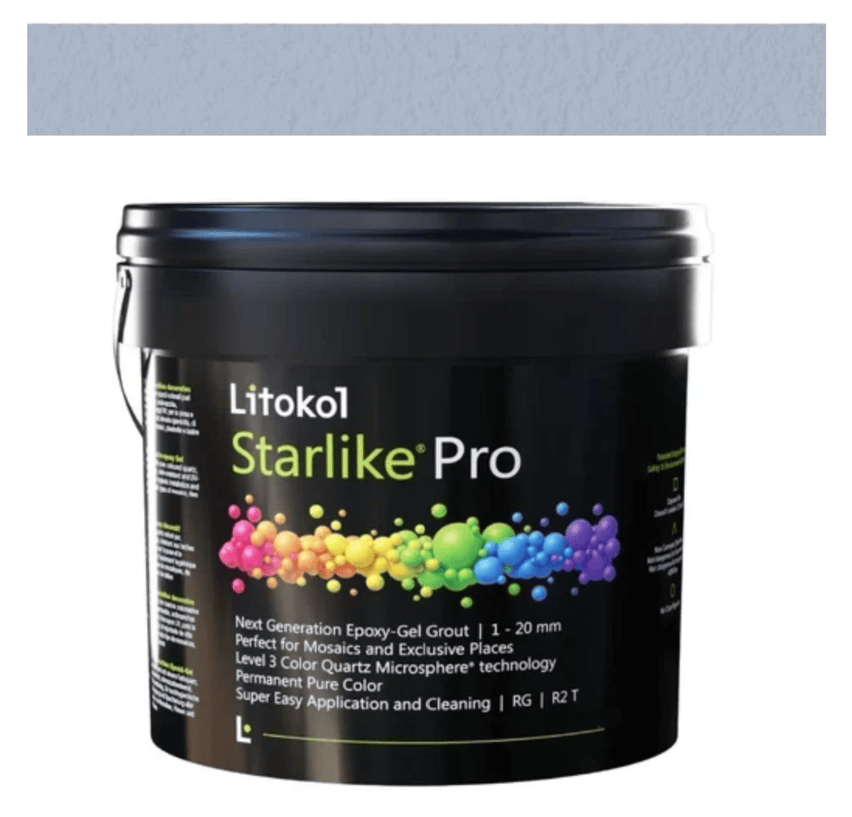 STARLIKE PRO 60 CENERE BLU, 5.5LB PAIL - TILE GROUT - Tiles and Deco