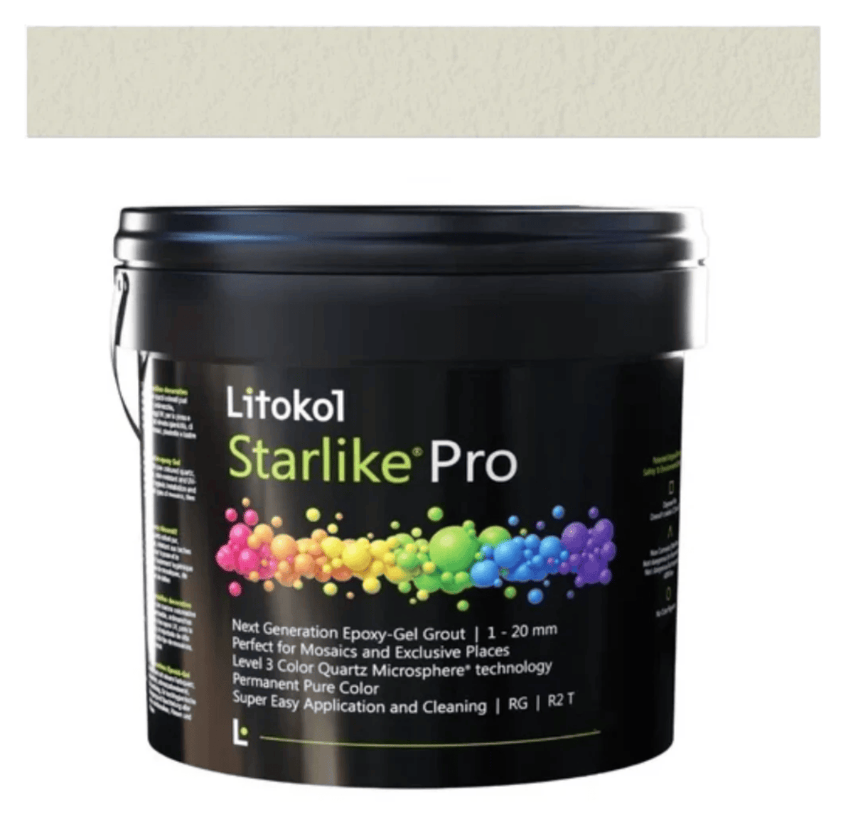 STARLIKE PRO 33 CHIANCA DI OSTUNI, 5.5LB PAIL - TILE GROUT - Tiles and Deco