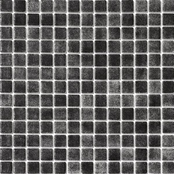 Foggy Nieblas Black Pool Tile - Tiles and Deco