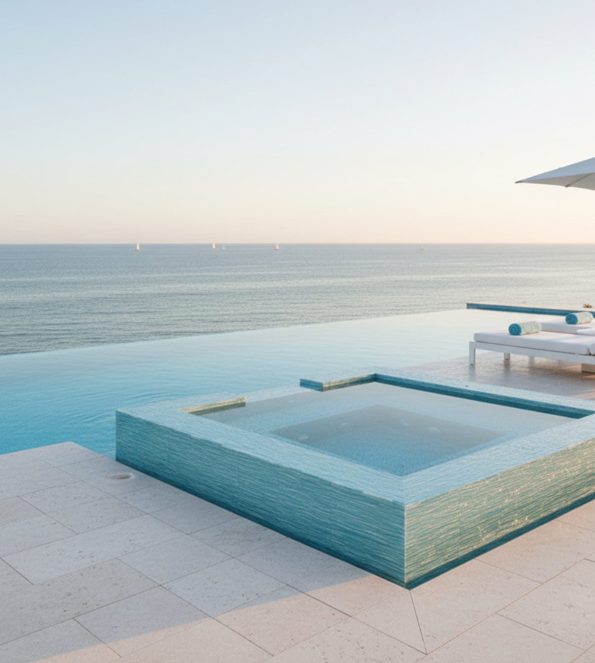 Barbados Caribbean Blue 6"X6"