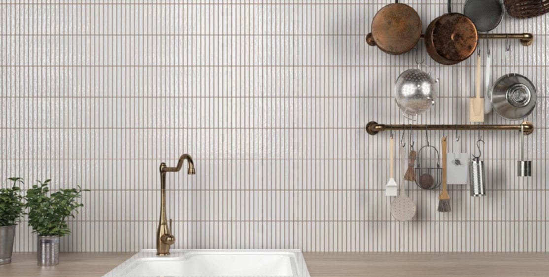 KitKat Ribbon Snow Porcelain Tile