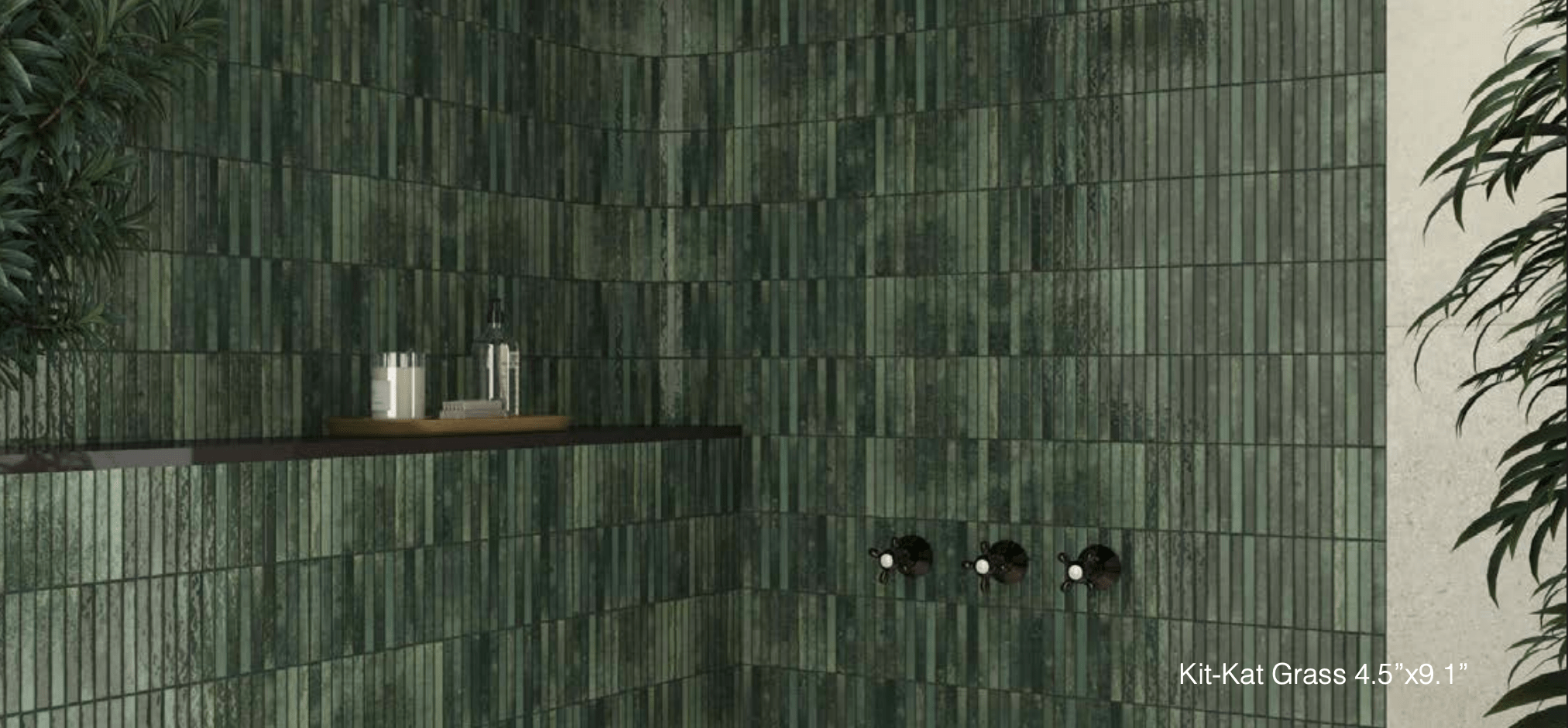 KitKat Ribbon Grass Porcelain Tile