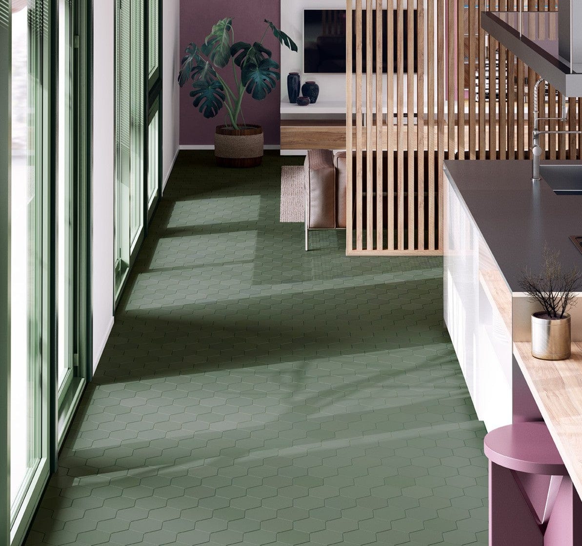 Kromatica Green Wall Tile