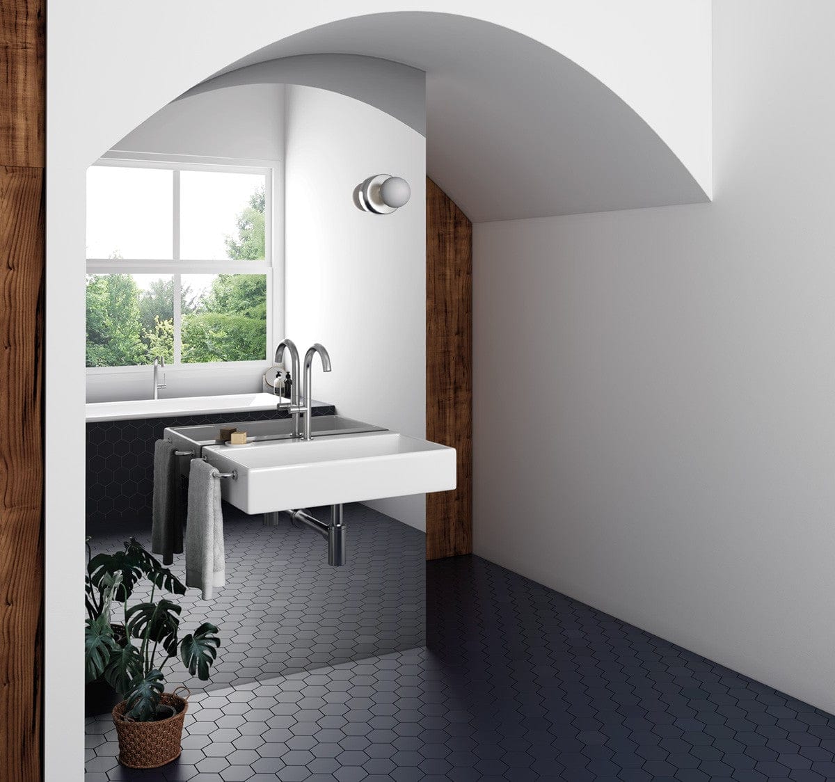 Kromatica Navy Blue Wall Tile