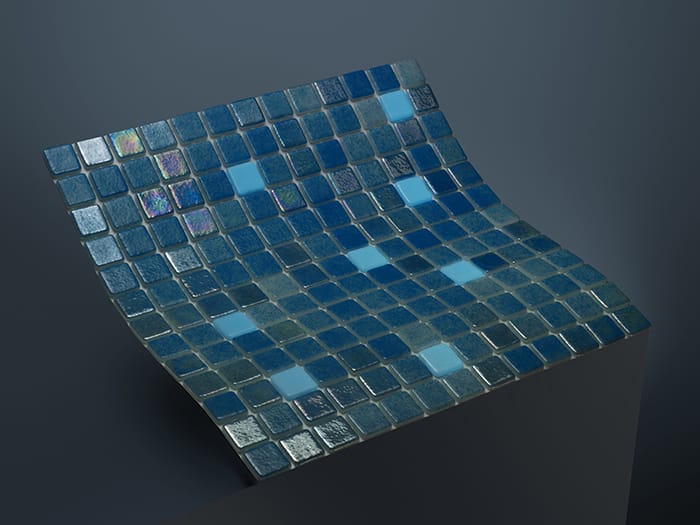 Betria Glow in the Dark Mix Pool Tile 1x1