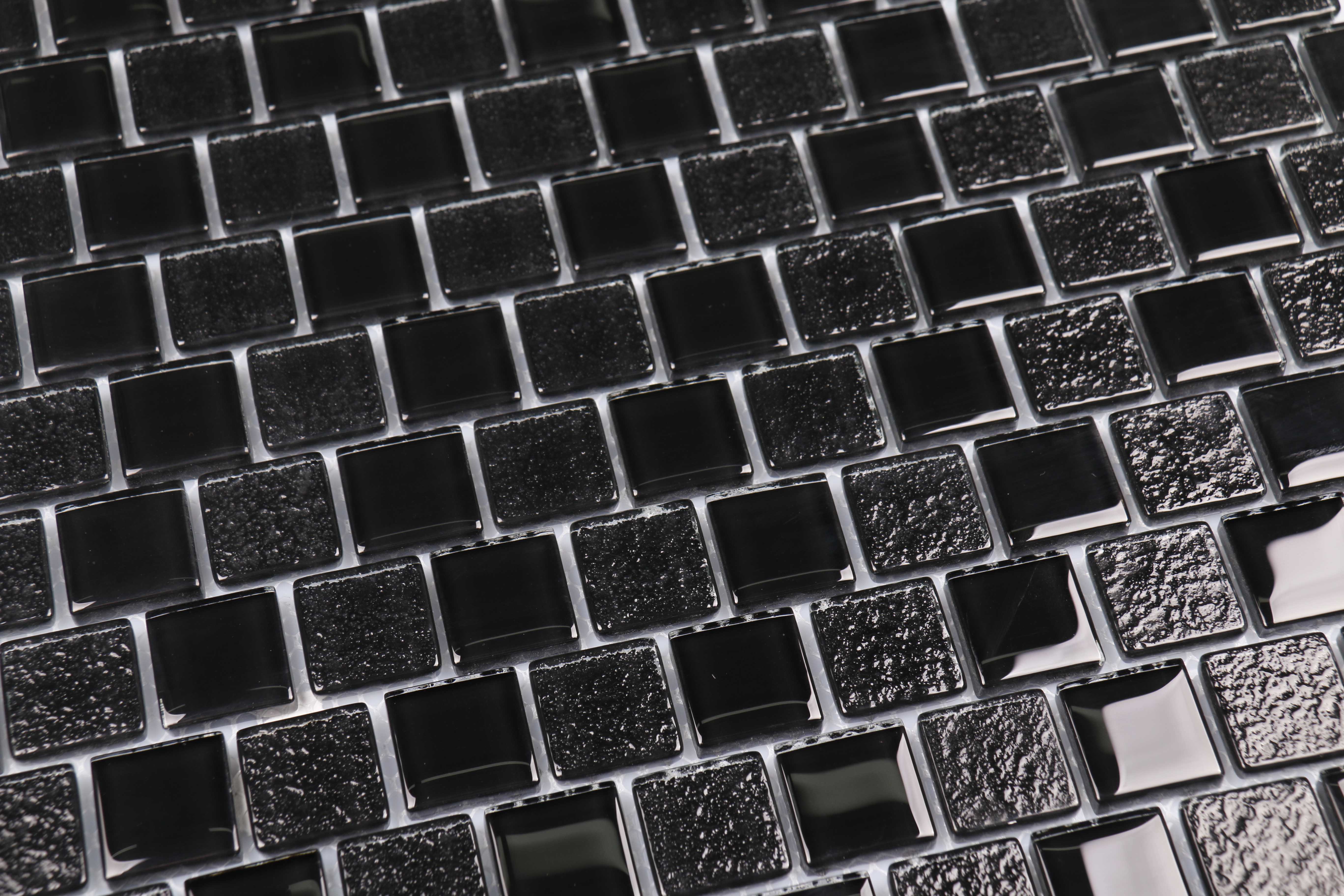 Serenity Black 1x1 - Tiles and Deco