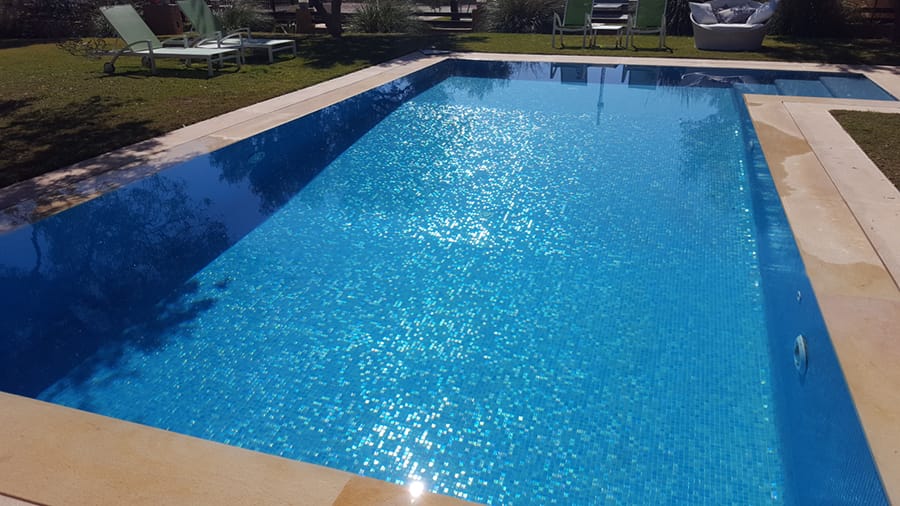 ORIA Iris mix Pool Tile 1x1