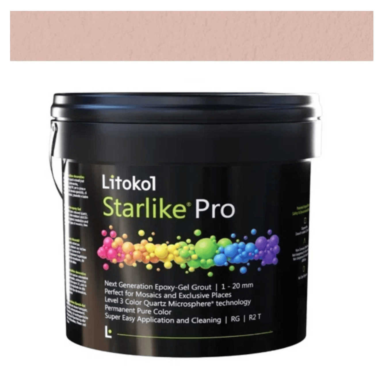 STARLIKE PRO 53 ROSA CENERE, 5.5LB PAIL - TILE GROUT - Tiles and Deco