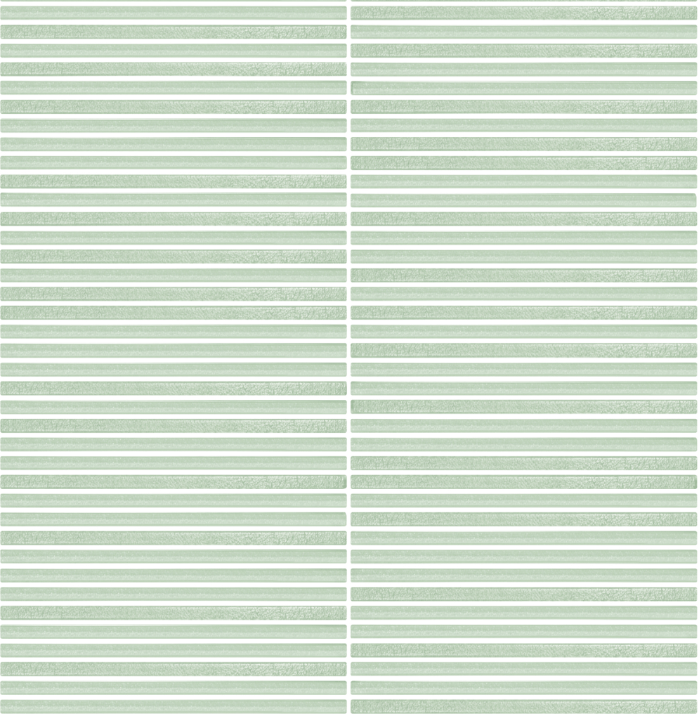 LUX Opal 12"x12" Fluted Recycled Glass Wall Mosaic