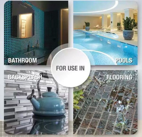 Premium Translucent Epoxy grout Clear Tiles and Deco