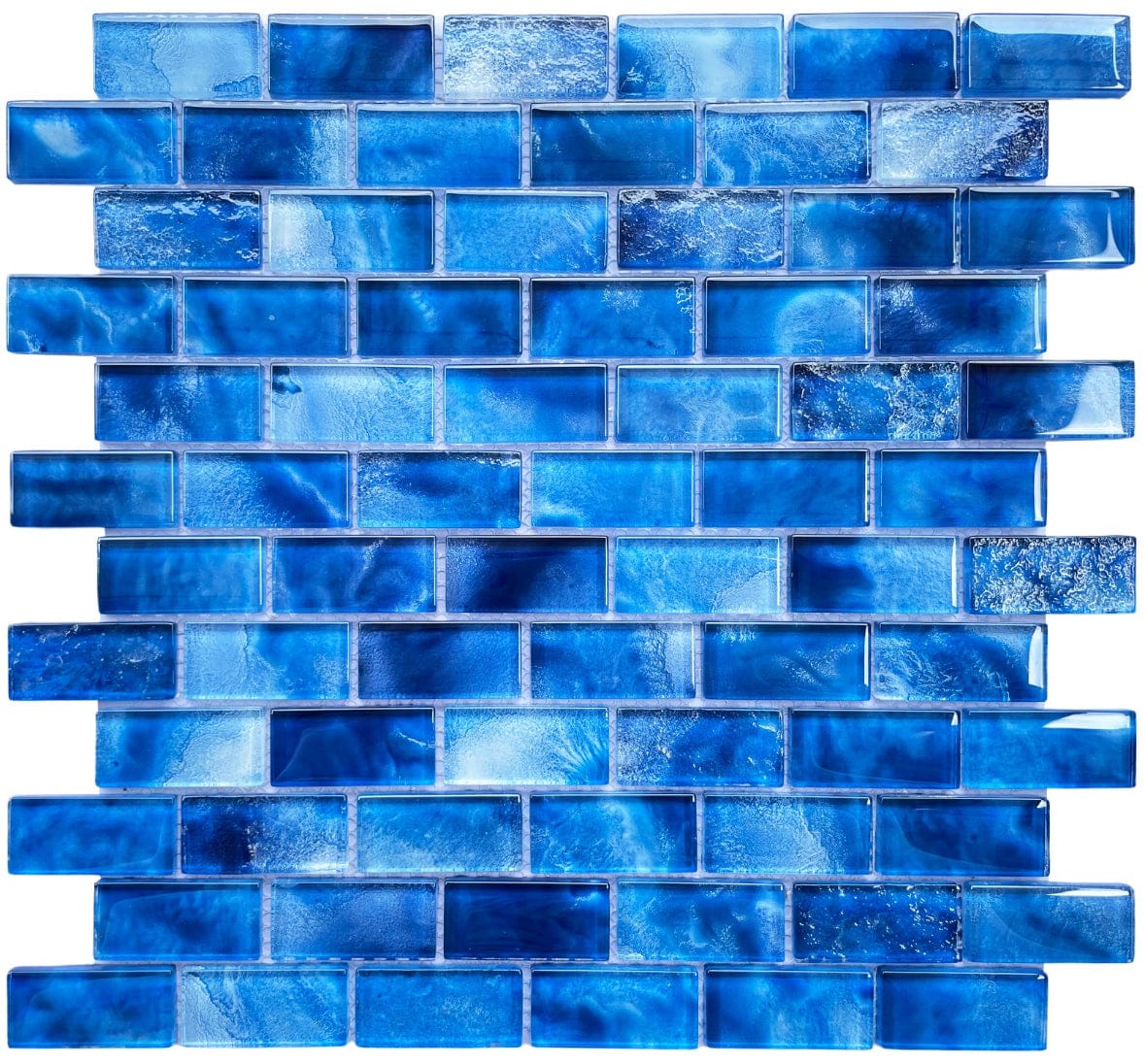 santorini turquoise 1x2 pool tile waterline