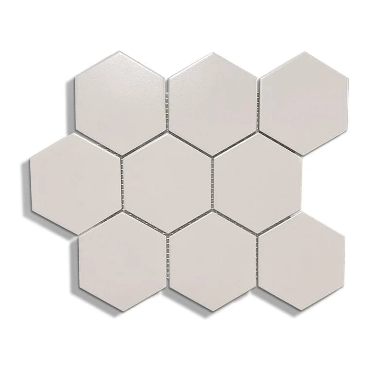 Light Mink Hexagon Matte Tile