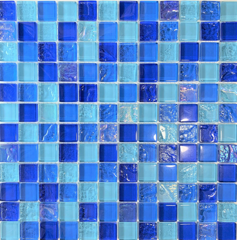 Caribbean 1X1 Glass tile - Tiles and Deco