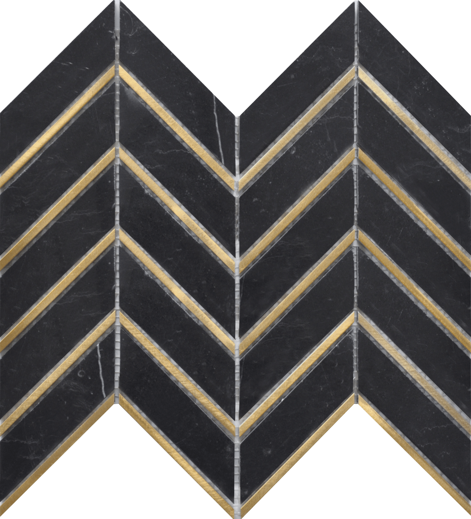 Mosaic NERO Metal Arrow 10x12 - Tiles and Deco