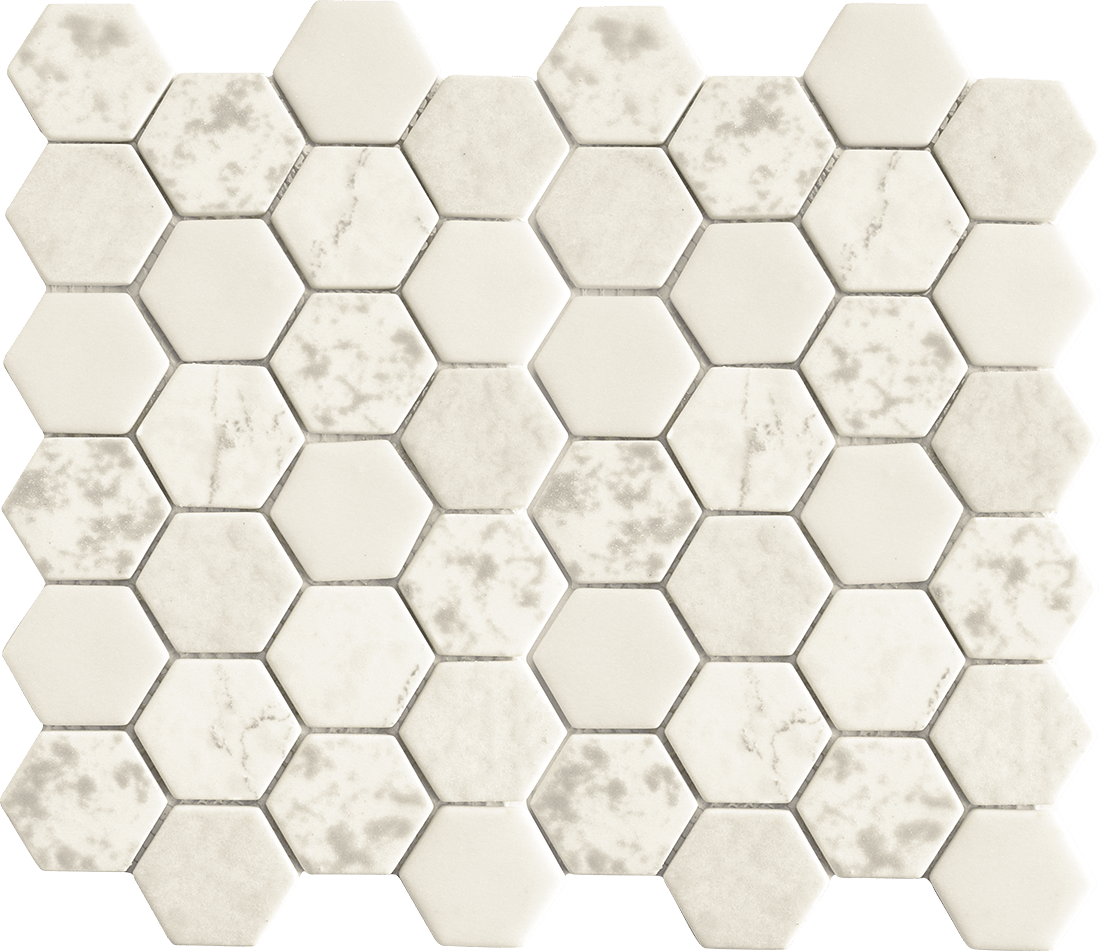 Hexagon Glass Tile White Texture, image size:1101x951