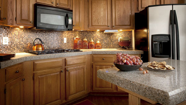 colorful kitchen backsplash