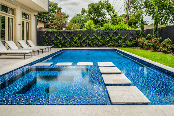 Glass Mosaic Pool Tiles