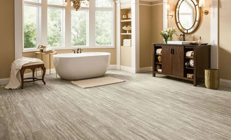 Modern and Stylish Bathroom Flooring Design