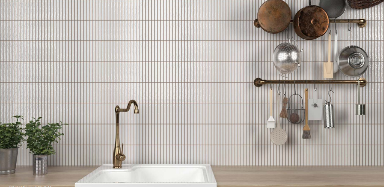 KitKat Ribbon Snow Porcelain Tile