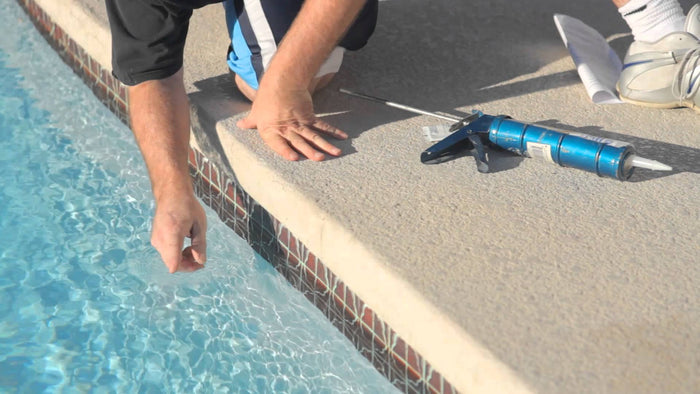 how to clean pool waterline tile