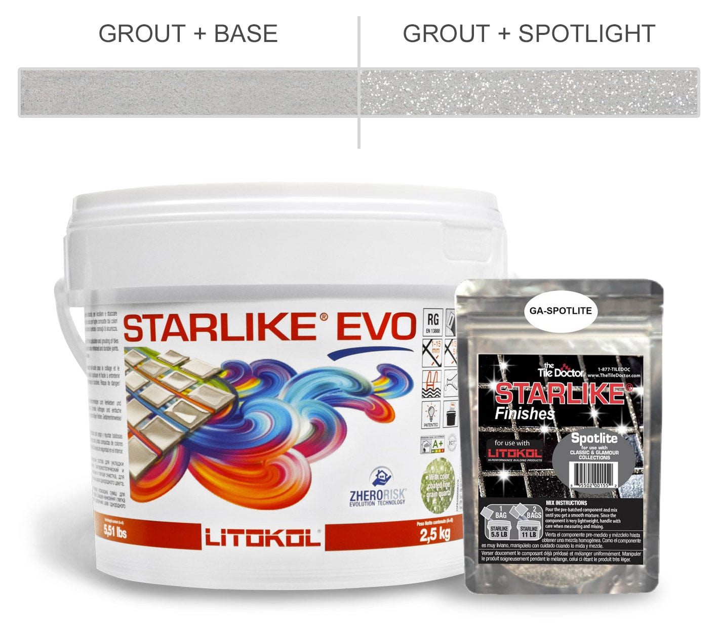 Grey Pearl Epoxy Grout 110