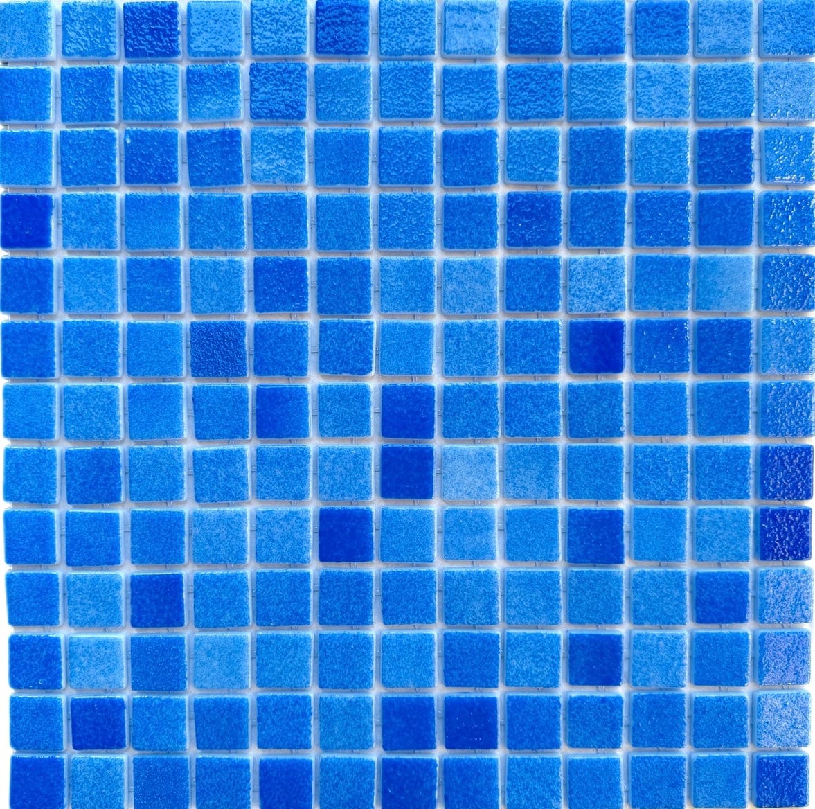 Foggy Nieblas Medium Blue Pool Tile - Tiles and Deco