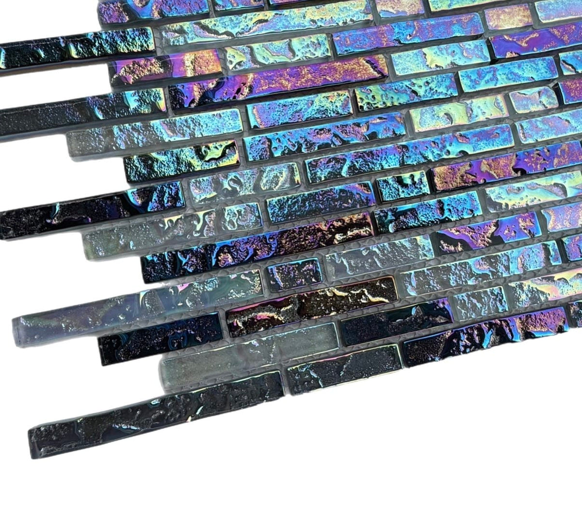 Nordic Shores Carbon Sticks Glass Tile
