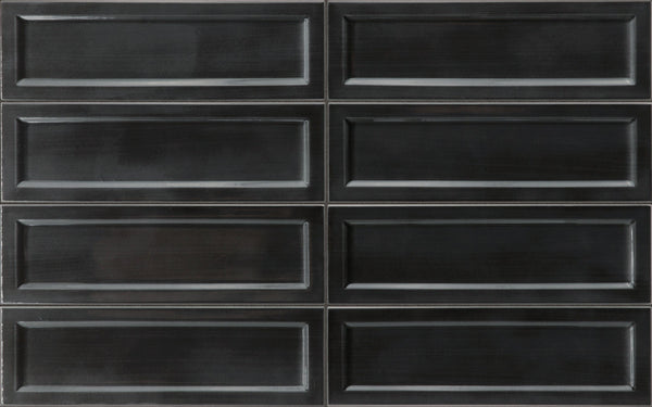 Island Frame Black Wall Tile
