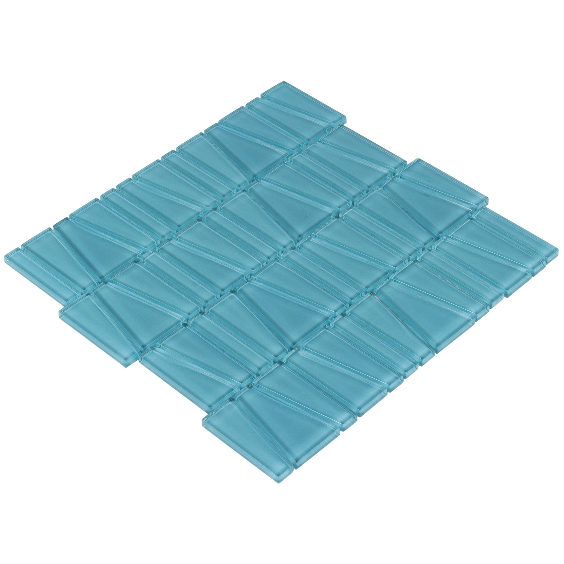 Fringe Aqua Sea Glass Tile