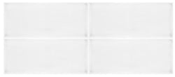 White Bright 4x10 Ceramic Tile- $7.79 per sqft - Tiles and Deco
