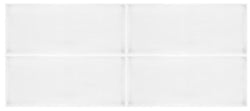 White Bright 4x10 Ceramic Tile- $7.79 per sqft - Tiles and Deco