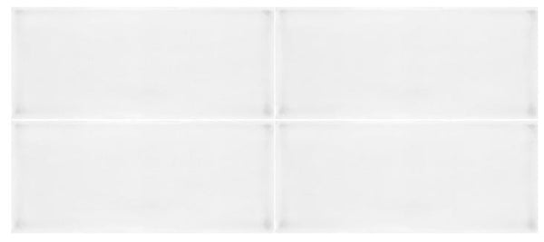 White Bright 4x10 Ceramic Tile- $7.79 per sqft - Tiles and Deco