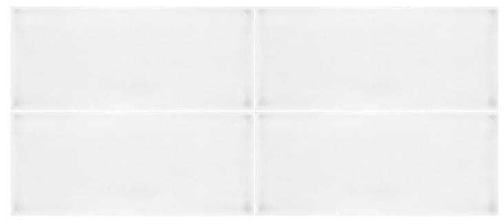 White Bright 4x10 Ceramic Tile- $7.79 per sqft - Tiles and Deco