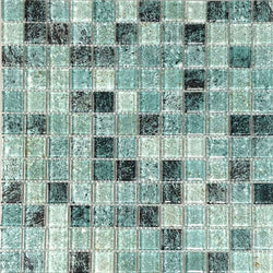 Island Green Glass Tile 1x1