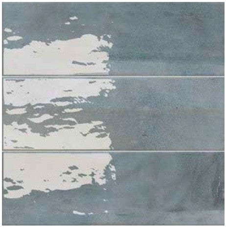 Ocean Blue Aura 4"x12" Wall Tile