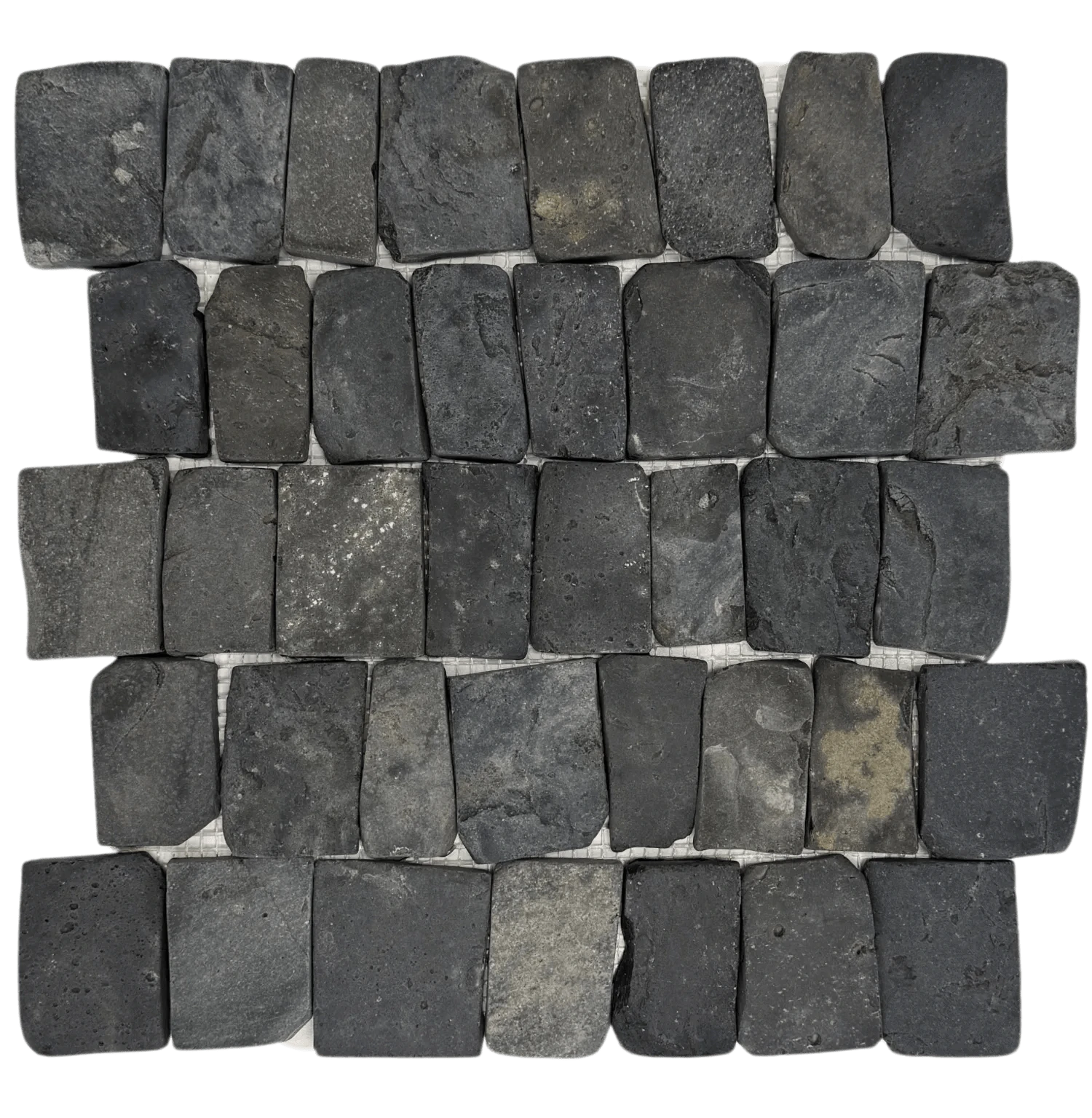 Modern Stacked Pebble Black