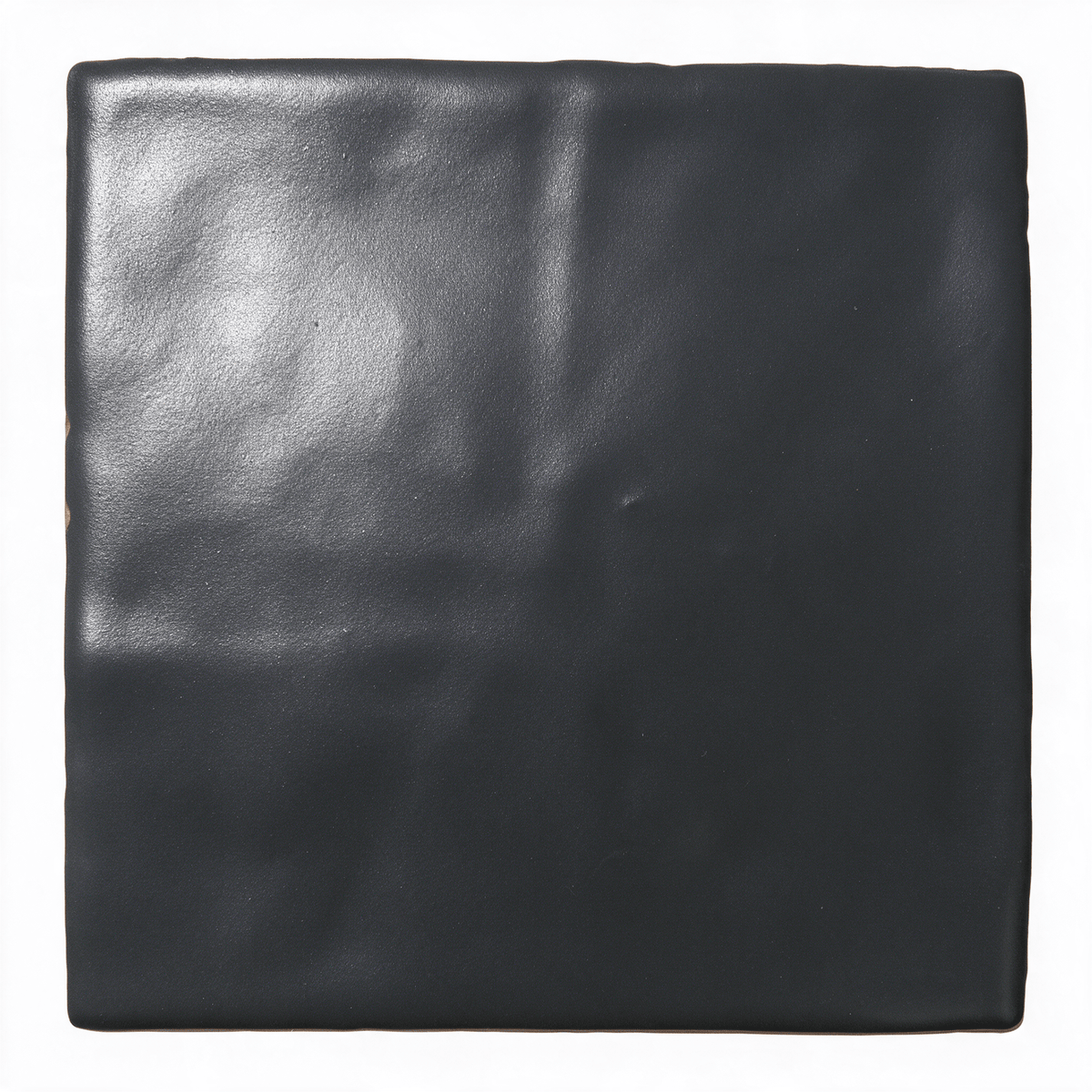 Black Zellige 5" x 5" Matte Ceramic Tile
