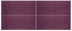Burgundy Gloss 4x10 Ceramic Tile - $7.79 per sqft - Tiles and Deco