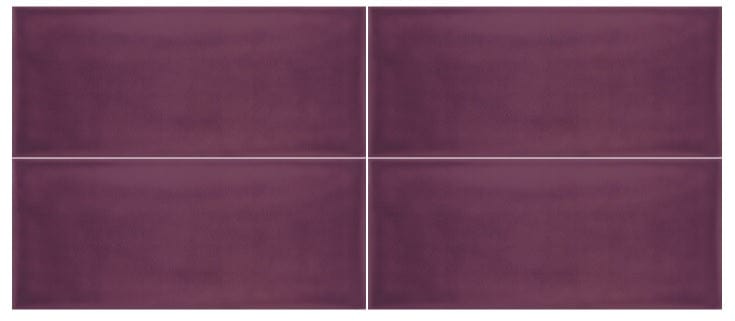 Burgundy Gloss 4x10 Ceramic Tile - $7.79 per sqft - Tiles and Deco