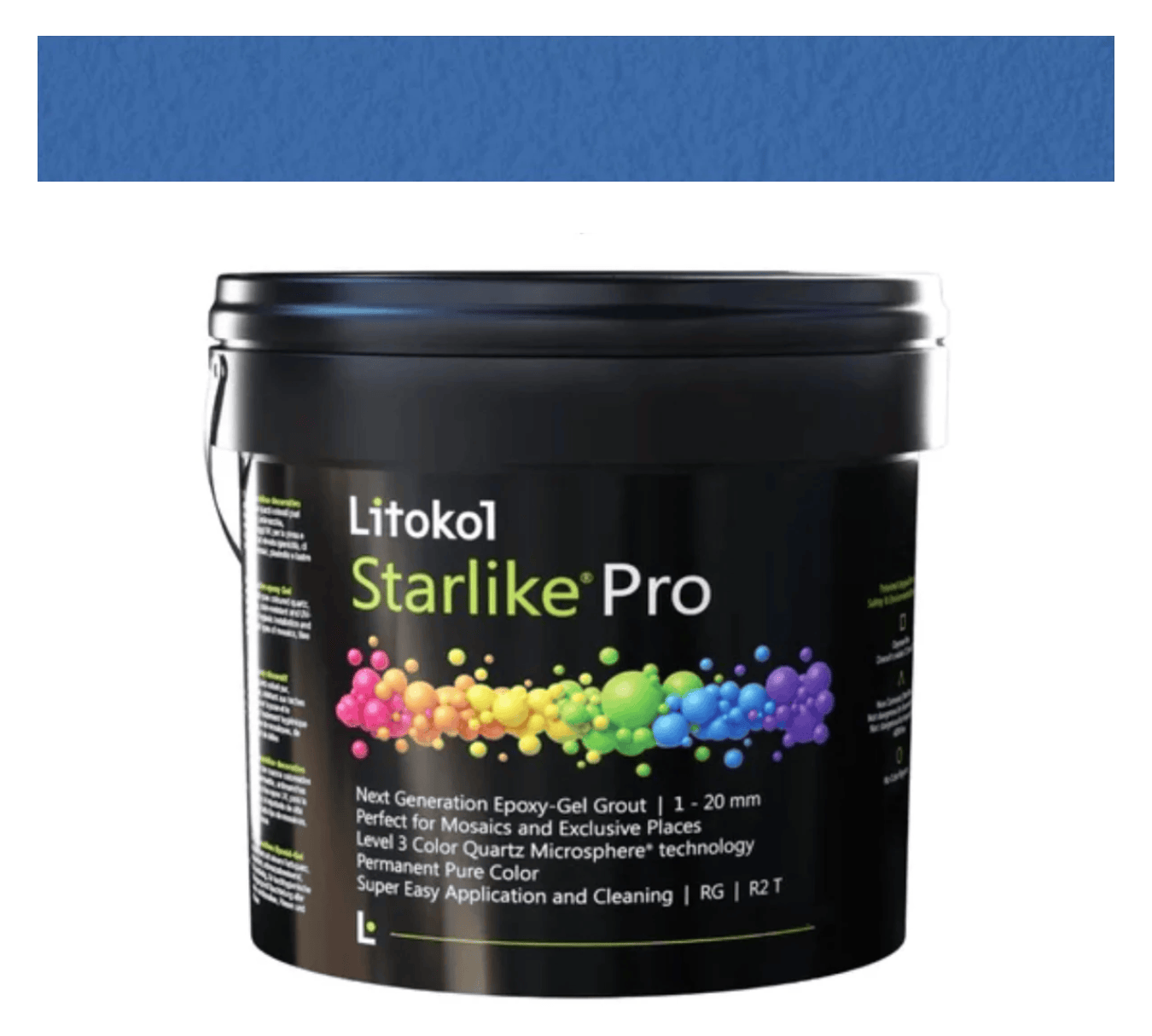 Starlike Pro 65 Blu Cina, 5.5lb Pail - Tile Grout