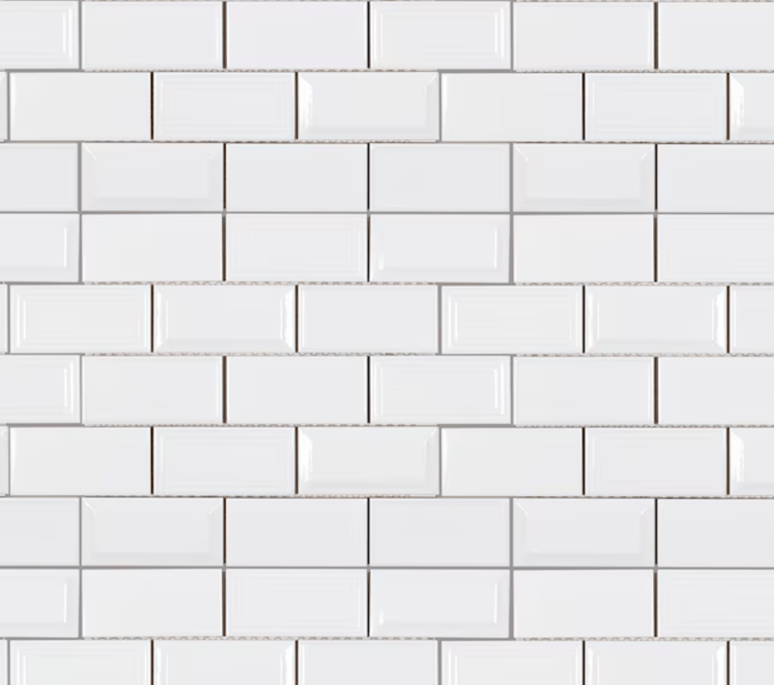Boutique White Glazed Ceramic Subway Mosaic Wall Tile