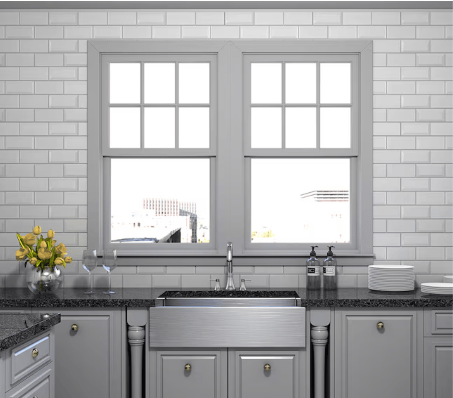 Boutique White Glazed Ceramic Subway Mosaic Wall Tile
