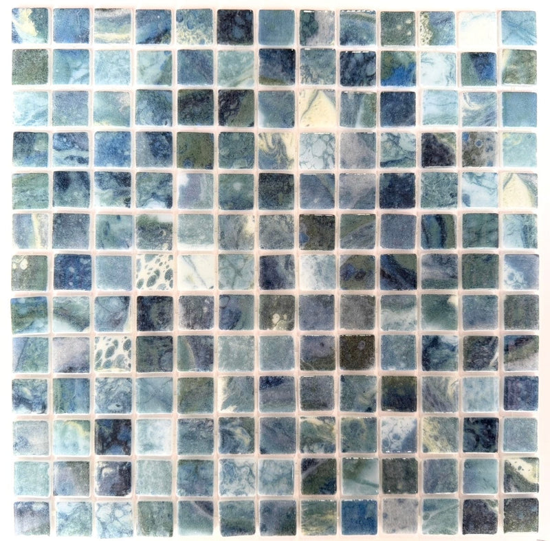 Mythos Light 1x1 Glass Pool Tile